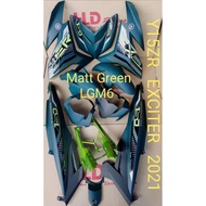 Y15ZR V2 EXCITER 2021 MATT GREEN HLD COVER SET