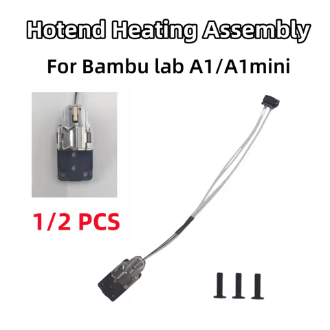 For Bambu Lab A1 / A1 Mini 3D printer Hotend Heating Component Hoted Heating Assembly Kit Hot end 3D