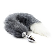 Fox Tail Plug Metal Stainless Steel Butt Plug Adult Sensual Toy Cosplay Cat Tails Toys