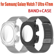 Strap +Case for Samsung Galaxy Watch 7 Ultra 47mm Metal Strap for Galaxy Watch 7 Ultra 47mm Bracelet