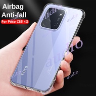 POCO C85 4G Shockproof Four Corner Anti-Falling Soft TPU Case For Poco C85 PocoC85 4G 2025 Soft Sili