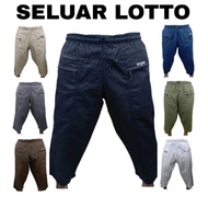 SELUAR LOTTO KAIN COTTON KAIN TAHAN LASAK