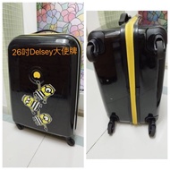 法國大使牌Delsey minions 25kg luggage box 行李旅行箱喼