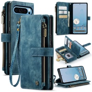 Case for Google Pixel 10 / Pixel 10 Pro / Pixel 10 Pro XL Vintage PU Leather Multi-Function Flip Wal