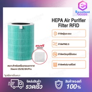 HEPA Air Purifier Filter / Xiaomi Mi Air Purifier Filter Anti-bacterial ไส้กรองเครื่องกรอกอากาศ เหมาะสำหรับเครื่องกรองอากาศ Xiaomi Mi Air Purifier 2S / 3C / 3H / Pro / 4Lite ไส้กรองอากาศเครื่องฟอกอากาศ กรองแบคทีเรีย PM2.5