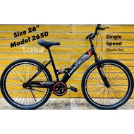 ✷Basikal Dewasa  26 inch basikal  single speed basikal  Bicycle Adults  Bicycle Remaja Basikal Dewasa 26 inch  2650♜