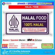 Halal food banners, halal food and drinks, information, identity, restaurants, stalls, etc.