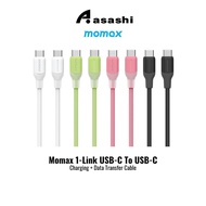 Momax 1-Link USB-C To USB-C (1.2m/2.0m/3.0m / Support 60W) Charging + Data Transfer Cable