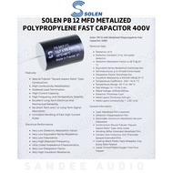 1 Piece/Solen PB 12 mfd Metalized Polypropylene Fast Capacitor 400V