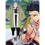 Demon Slayer Kisatsutai Clothes Himejima Gyomei Cosplay Complete Set Of Halloween Anime Performance 