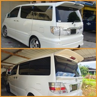 Toyota Alphard AH10 AH 10 ANH10 2005 '05 Roof Spoiler - ( FL / AS ) Style