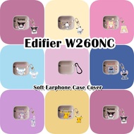 READY STOCK!For Edifier W260NC Case Earphone Case Transparent Anime Cartoon Soft Silicone Casing