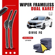 Honda Civic FC Dual Car Windshield Wiper Free Microfiber Cloth