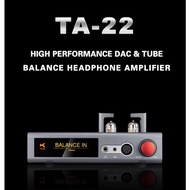 XDUOO TA-22 DAC&Tube Balance Headphone Amplifier ES9038Q2M*2 USB DSD256 32Bit/384kHz(Local Warranty)