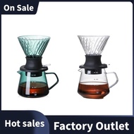 600ML Immersion Dripper Switch Glass for V60 Pour over Coffee Maker V Shape Drip Coffee Dripper and Filters