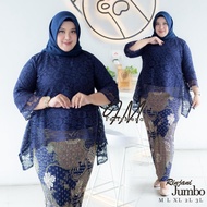 ~REALPIC~ Rinjani JUMBO KEBAYA SET LD 130 //MODERN/-Party KEBAYA/Quality JUMBO KEBAYA SET 8 NAVY Col