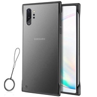 สำหรับ Samsung Note 10 Plus CaseGalaxy Note 10 Case อัลตร้าสลิมบางล้างเคลือบกันกระแทกทนทานฮาร์ดพีซี Soft TPU frameless Case แหวนเชือกเส้นเล็กสำหรับ Samsung Galaxy Note 10 / Note 10 + 5g !