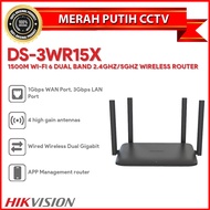HIKVISION DS-3WR15X 1500M WI-FI 6 DUAL BAND 2.4GHZ/5GHZ WIRELESS ROUTER