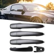 [kanye2dc] ABS Plastic Exterior Door Handles Easy Installation Car Upgrade Accessory for Ford Fusion