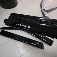 Car Door Eyebrows mitsubishi g wagon Awning Black For g-wagon Every Year