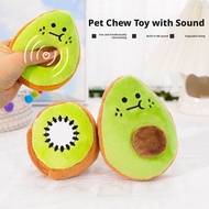Pet Toy Squeaky Toy Teething Toy Avocado Kiwi Boredom-Relief Toy