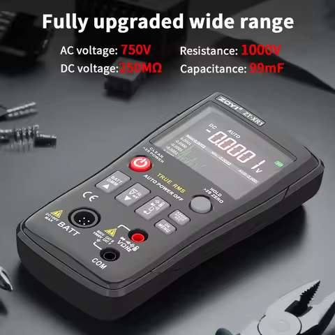 ZTXR1 2-in-1 Digital Battery Internal Resistance Meter Multimeter Portable Electric Vehicle Test Too