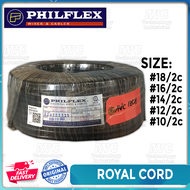 PHILFLEX Royal Cord 18/2c 16/2c 14/2c 12/2c 10/2c Per Roll / Per Meter / per 100 Meters