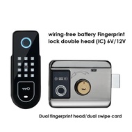 Digital Keypad Door Lock Fingerprint Lock Remote Control Lock Keyless Door Lock Hide Key Easy install