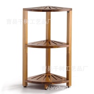 Shower Rack Cross-Border Bathroom Rack Wooden Wooden Storage Rack Acacia Wooden Location Type Acacia