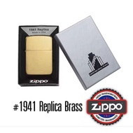 ZIPPO Model 1941 Replica 1941B Brass Vintage New Products With Box And Leaves Guarantee
