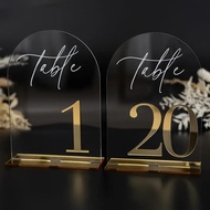 STANDING ACRYLIC TABLE NUMBER/DISPLAY TABLE NUMBER ACRYLIC Number Plate Table Card Table Card Seat C