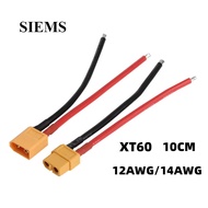XT60 Male Female Plug Connector with Silicon Cable Wire12AWG/14 AWG 10CM Wire Converter Adapter