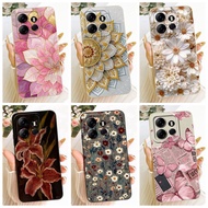 Casing for Tecno Pop 7 / Pop 7 Pro  Soft Silicone Case for Tecno BF6 BF7  Pop7 7Pro Colorful Cute Fl