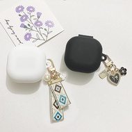 For EarFun Air Pro 3 / Free Pro 3 2 Case Luxury Canvas /Love Chain Earphone cover Silicone Protect c