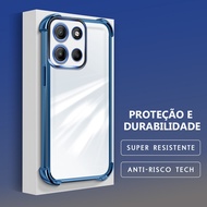 Suitable for Motorola Moto G15 G17 Mobile Phone Luxury Transparent Shock-resistant Protective Case S