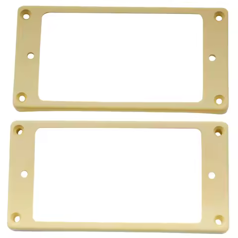 Musiclily Pro Plastic Curved Bottom Humbucker Mounting Pickup Rings Set for China Made Epiphone Guit