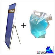 ขาตั้งป้าย Out door X STAND สำหรับตั้งกลางแจ้ง ขนาดป้าย 60x160 ซม.