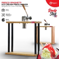 Fresco Spaghetti Ice Cream Press Maker Gelato Noodle Ice Cream Maker