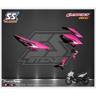 NEW VARIO 160 DS 09 MOTORCYCLE STRIPING STICKER