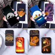 Samsung A12 A22 A32 A52 4G A32 A42 A52 5G Anime The Lion King Soft black phone case