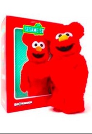 全新未折Elmo bearbrick 400% Sesame Street