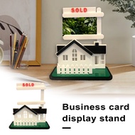 Realtors Business Card Display Stand Realtor Office Decor with Business Card Display House-shaped Business Card Box Display Stand Perfect for Realtors and Sales Professionals Acrylic Sale Sign