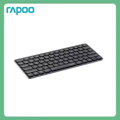 Rapoo E9000G Keyboard Wireless Bluetooth Ultra-thin Body 78-key Compact Layout Pc Portable Business 