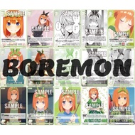 Quintessential Quintuplets Card Game Vol.2 GYC-BP2-023 024 025 026 027 028 057 058 059 060 061 062 0
