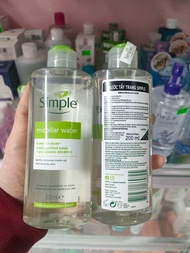 nước tẩy trang simple 200ml