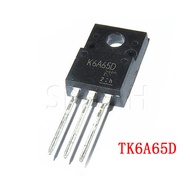 10pcs TK6A65D TO 220F K6A65D TO 220 TK6A65 TO220F MOSFET N Ch FET 650V 4.0s IDSS 10 uA .95 Ohm
