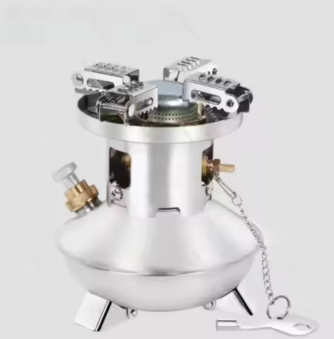 Outdoor maintenance-free portable all-in-one outdoor camping and picnic stove