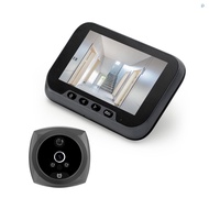 4.5-inch Peephole Camera Doorbell for Apartment Door 2MP LCD Digital Peephole Viewer Doorbell 135 Degree Human Body Detection Color Infrared Camera 1080P Door Monitor Built-in 3800