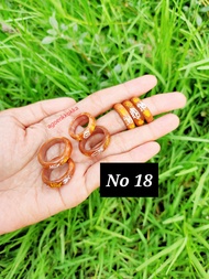 Cincin wafak coklat ukuran 18 kokka kaokah