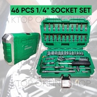 CR-V 46Pcs 1/4” Socket Bit Set | Box Socket Set | Ratchet Box Set